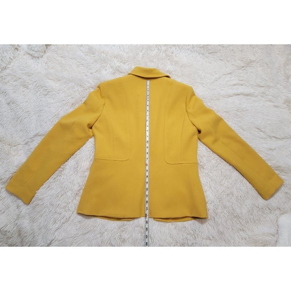 Chadwicks of Boston Women's Jacket, Mustard, Button Closure, Size 6 - Picture 6 of 13